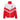 Red and white windbreaker